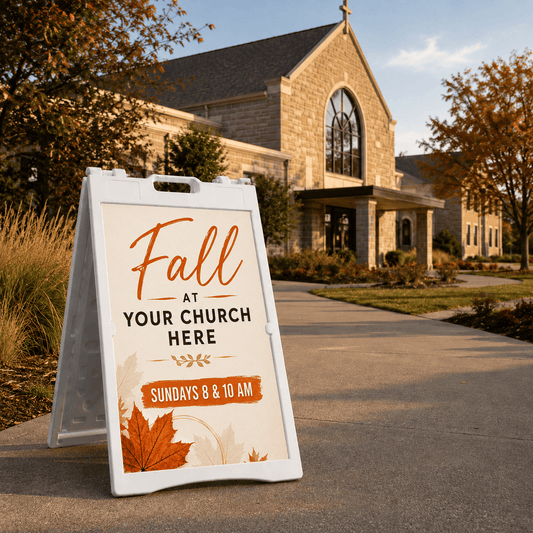 Join Us Church A-Frame Sign | Engage Visitors with a Welcoming Outdoor Sign - Church Signs Fast
