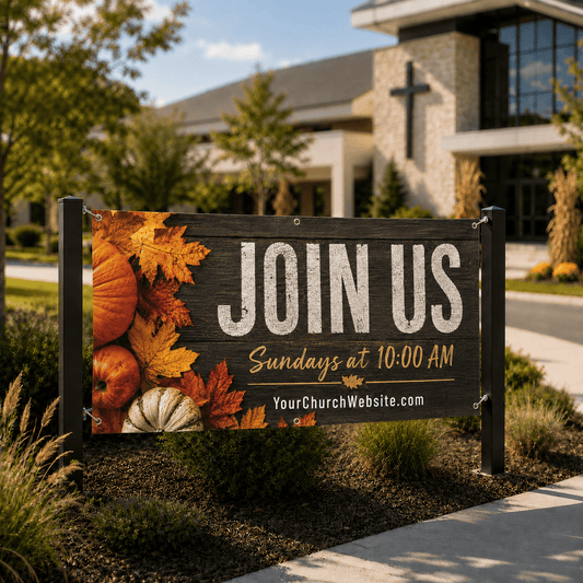 Church Welcome Banners: Ideas, Sizes &amp; Tips for a Better First Impression - Church Signs Fast