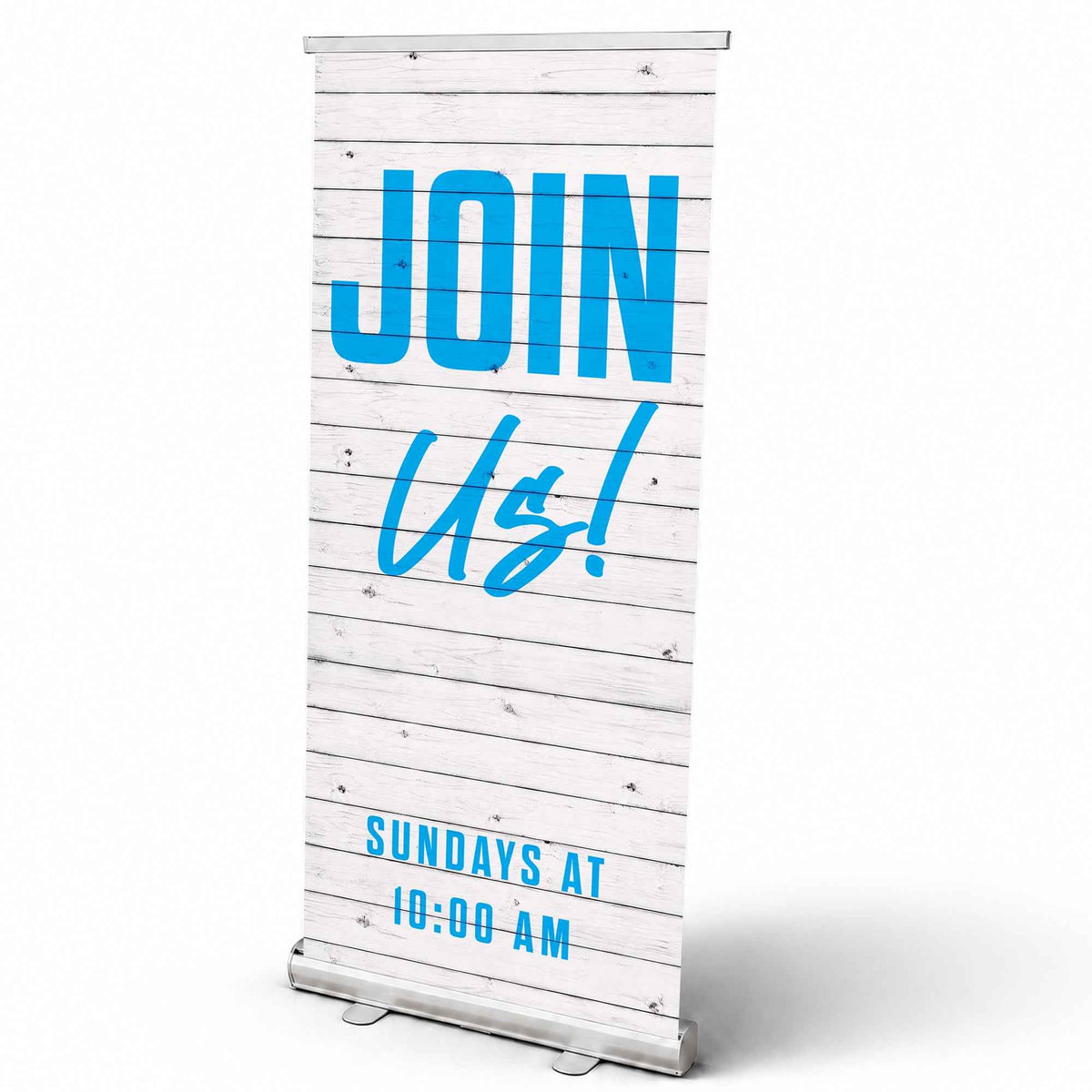 Shiplap Join Us - Welcome Pop-Up Banner