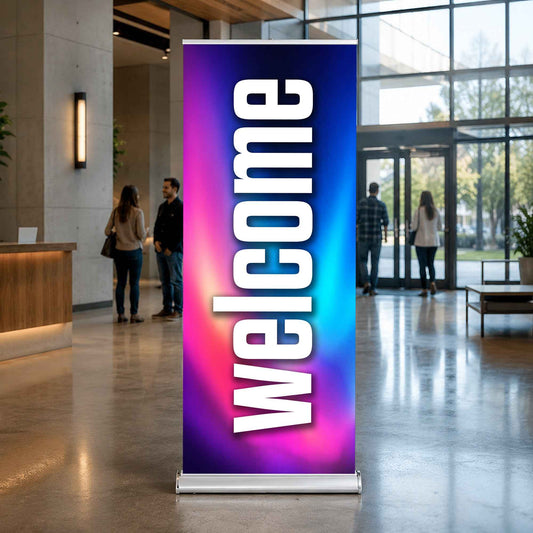 Aurora Church Pop-Up Banner –  Welcome Sign