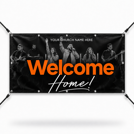 Transform Your Church Outreach with Our Vibrant Fall Church Outreach Banner - Church Signs Fast
