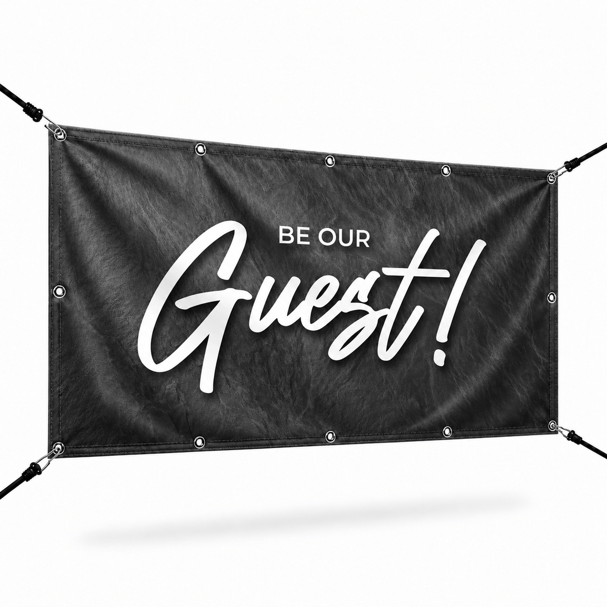 Be Our Guest! Church Welcome Banner | Outdoor Vinyl Banner for Sunday Visitor Outreach - Church Signs Fast
