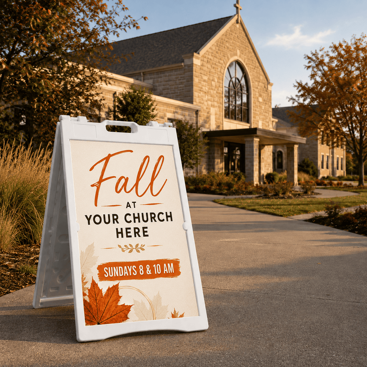 Join Us Church A-Frame Sign | Engage Visitors with a Welcoming Outdoor Sign - Church Signs Fast