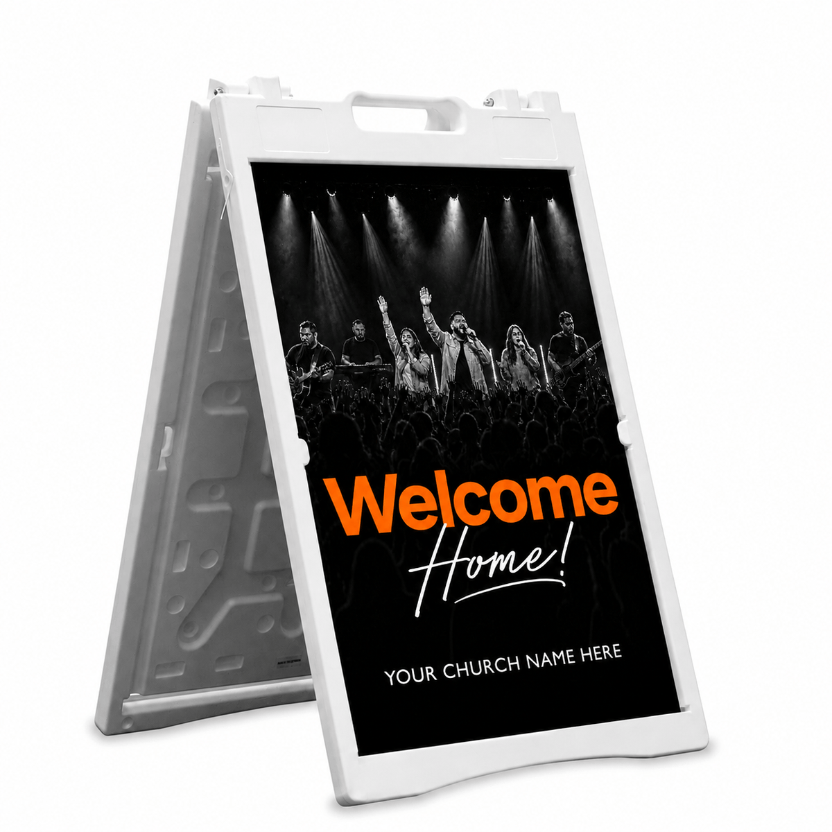 Welcome Home Church A-Frame Sign | Vibrant Portable Outdoor Sign for Fall Outreach - Church Signs Fast