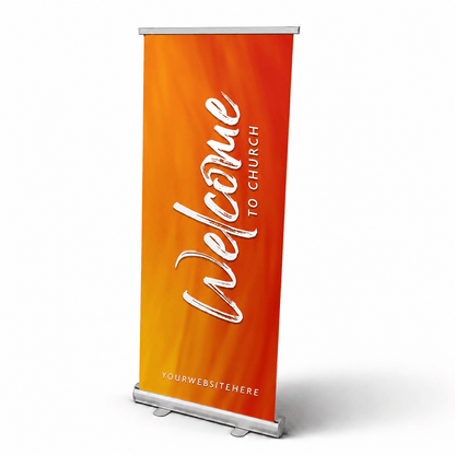 Retractable Fall Welcome Banner: Brighten Your Church Outreach This Autumn - Church Signs Fast