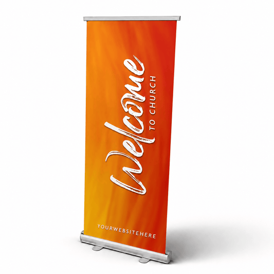 Retractable Fall Welcome Banner: Brighten Your Church Outreach This Autumn - Church Signs Fast
