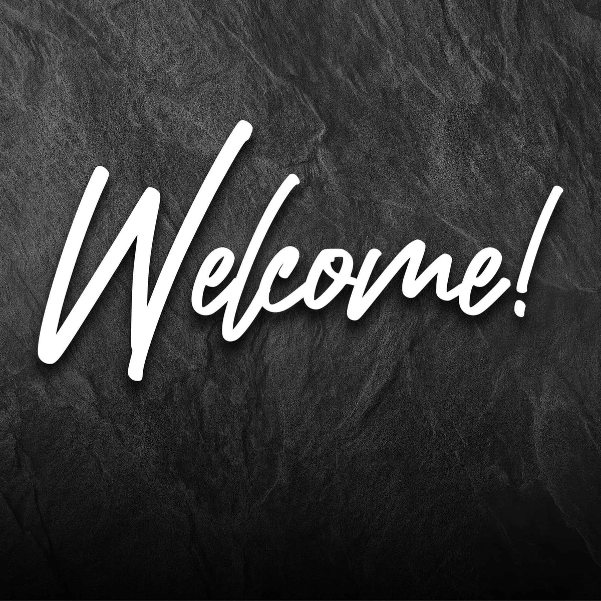 Welcome Church Feather Flag | 14' Outdoor Swooper Flag for Church Entrance - Church Signs Fast