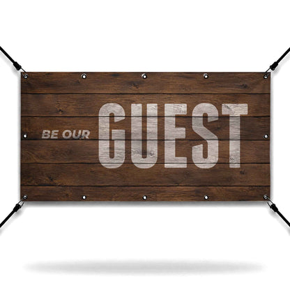 Elevate Your Worship Space with the Sunday Worship Hardwood Banner