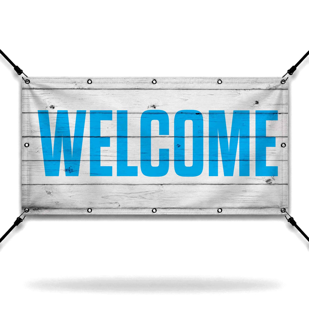 Shiplap Welcome Banner: Elevate Your Church's Hospitality & Visual Appeal