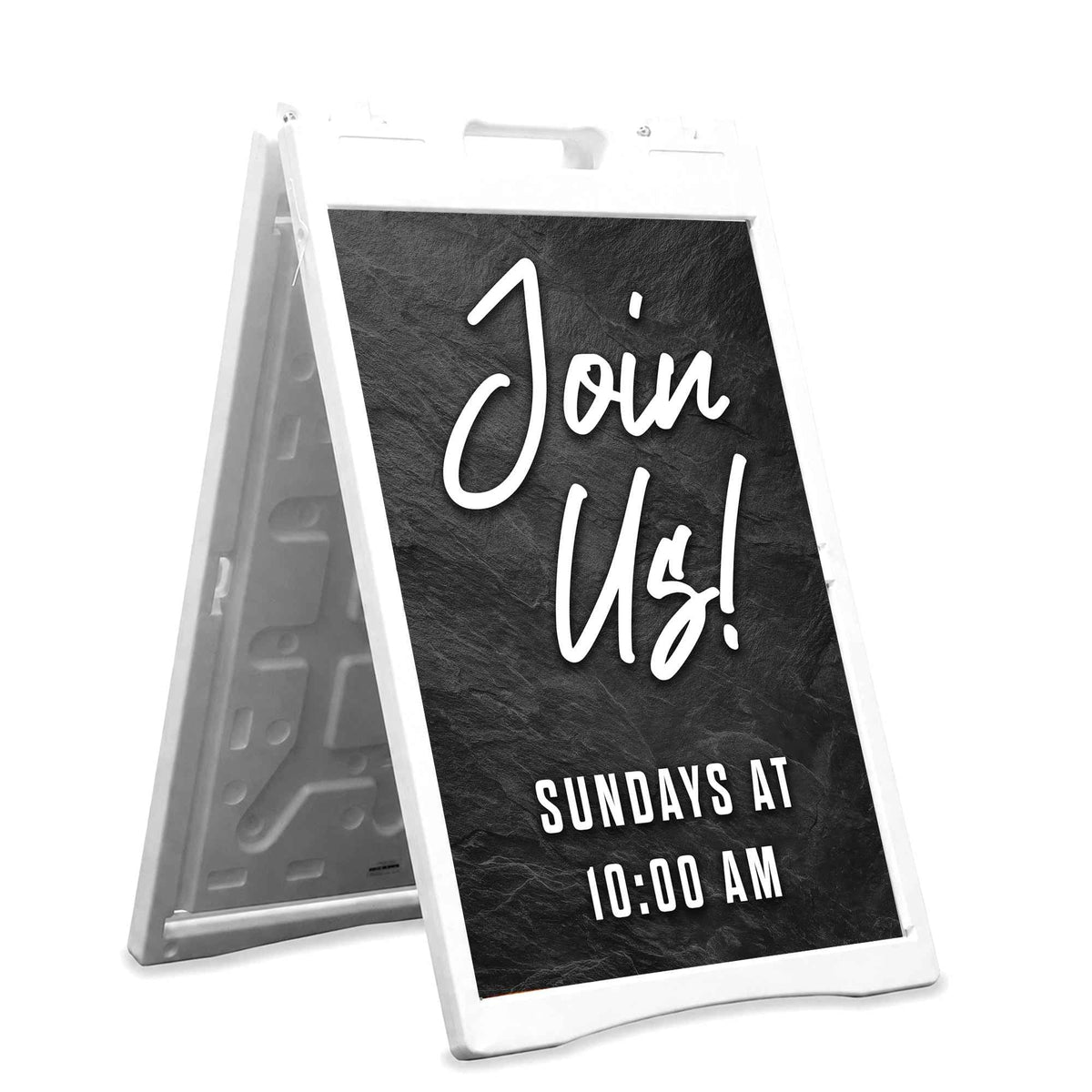 Illuminate Your Church's Message with Our Church A-Frame Sign for Outdoor Use - Church Signs Fast