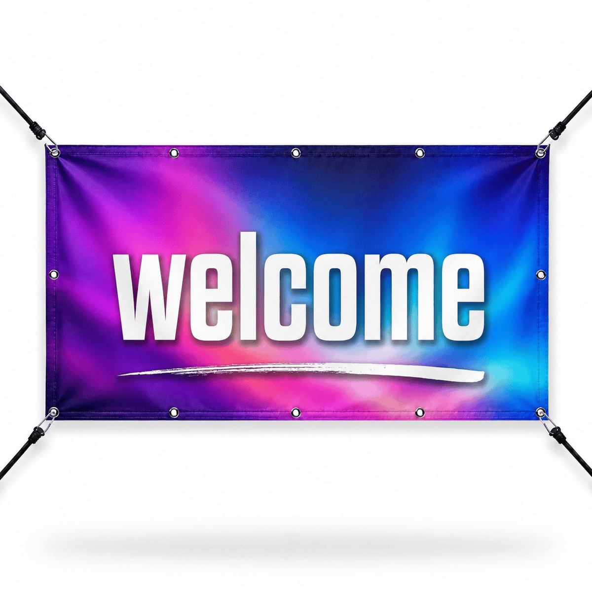 Transform Your Church Entrance with the Stunning Aurora Welcome Banner - Church Signs Fast