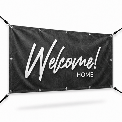 Welcome Home Church Banner | Invite Visitors and Create Belonging at Your Church - Church Signs Fast